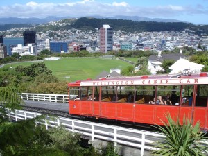 Sicht auf die Hauptstadt Wellington