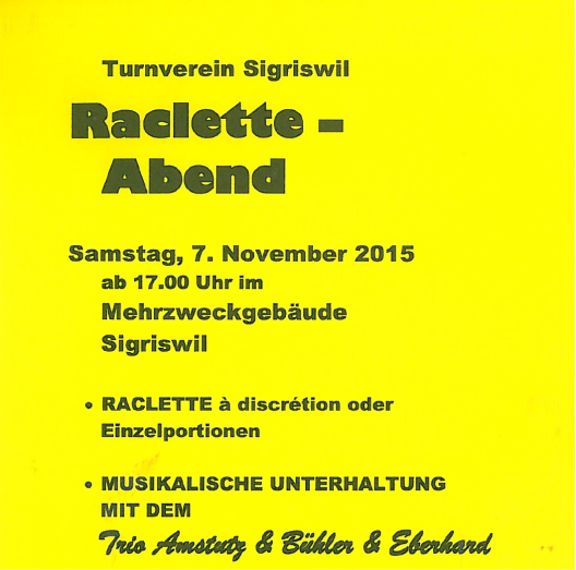 201510 Racletteabend